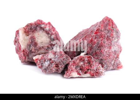 Benzoin Siam resinoid isolated on white background. Mix of benzoin and Dammar resin. Tropical resins Stock Photo