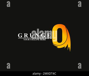 modern initial letter o electric logo. simple icon template design. isolated on white Stock Vector