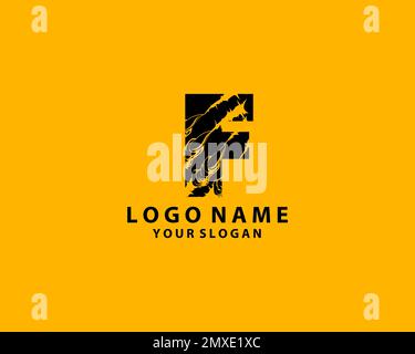 letter P icon with scratch effect. modern template logo design, with ...
