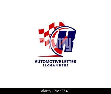 Letter Initial K Speed Logo Design Template Stock Vector