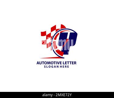 Speed Logo On Letter Y Template. Speed On Y Letter, Initial Speed Sign Concept Stock Vector