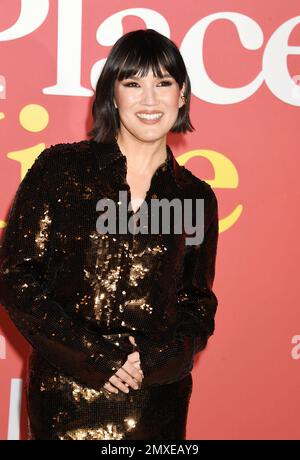 Los Angeles, California, USA. 02nd Feb, 2023. Zoë Chao attends the world premiere of Netflix's 'Your Place Or Mine' at Regency Village Theatre on February 02, 2023 in Los Angeles, California. Credit: Jeffrey Mayer/Jtm Photos/Media Punch/Alamy Live News Stock Photo