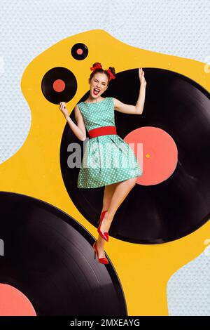 70s pin up girl Stock Photo - Alamy
