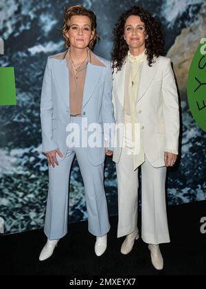 Los Angeles, United States. 02nd Feb, 2023. LOS ANGELES, CALIFORNIA, USA - FEBRUARY 02: Brandi Carlile and Catherine Shepherd arrive at the Stella McCartney X Adidas Party held at the Henson Recording Studio on February 2, 2023 in Los Angeles, California, United States. ( Credit: Image Press Agency/Alamy Live News Stock Photo