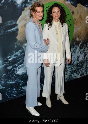 Los Angeles, United States. 02nd Feb, 2023. LOS ANGELES, CALIFORNIA, USA - FEBRUARY 02: Brandi Carlile and Catherine Shepherd arrive at the Stella McCartney X Adidas Party held at the Henson Recording Studio on February 2, 2023 in Los Angeles, California, United States. ( Credit: Image Press Agency/Alamy Live News Stock Photo