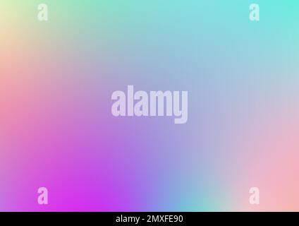 Colour gradient, mesh gradient, abstract background, image, grainy, pastel, bright, colours, pink, purple, blue, turquoise, yellow illustration Stock Photo