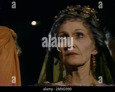 London.UK. Sian Phillips (as Livia) in a scene in (C) BBC TV series, I ...