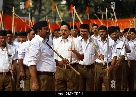 RSS volunteers to start wearing new uniforms from Vijayadashmi | India News  - The Indian Express
