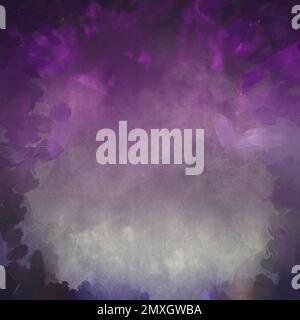 Abstract purple background with strockes, radial gradient, vignette Stock Photo