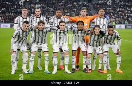 Turin, Italy. 16th May, 2022. Team of Juventus FC poses during the Serie A  2021/22 football match between Juventus FC and SS Lazio at the Allianz  Stadium. (Photo by Fabrizio Carabelli/SOPA Images/Sipa