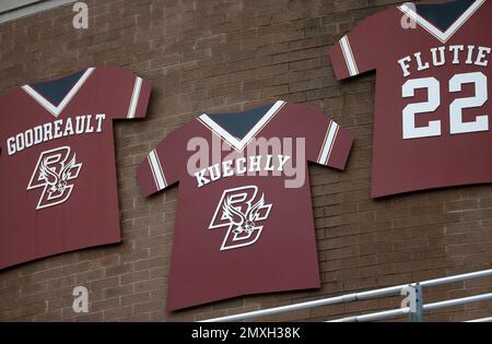 Football: Luke Kuechly Jersey Retirement Ceremony 