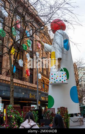 Louis Vuitton takes over Harrods exterior to launch Yayoi Kusama