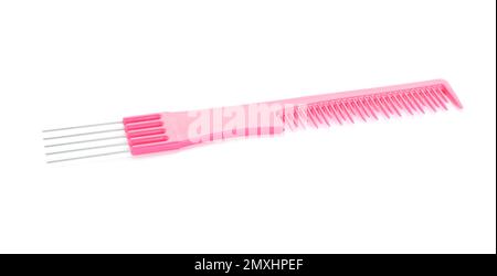 New pin tail comb isolated on white Stock Photo