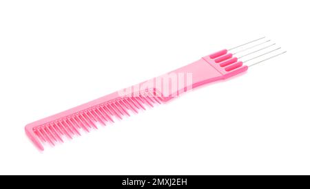 New pin tail comb isolated on white Stock Photo