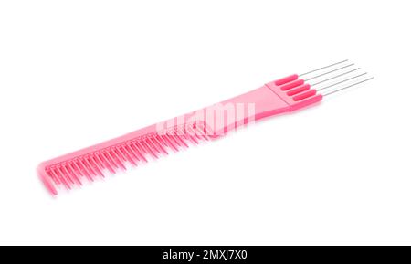 New pin tail comb isolated on white Stock Photo