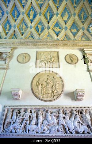 The Camera del Sole e della Luna in Palazzo Te in Mantua Italy Stock Photo