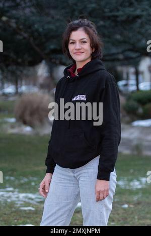 Chloe Chaudoye attending a Photocall during the 25th Luchon TV Festival (Festival TV de Luchon) in Luchon, France on February 03, 2023. Photo by Aurore Marechal/ABACAPRESS.COM Credit: Abaca Press/Alamy Live News Stock Photo