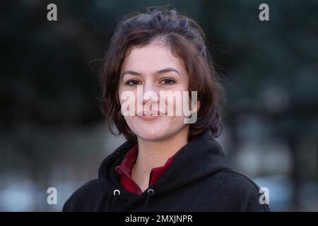 Chloe Chaudoye attending a Photocall during the 25th Luchon TV Festival (Festival TV de Luchon) in Luchon, France on February 03, 2023. Photo by Aurore Marechal/ABACAPRESS.COM Credit: Abaca Press/Alamy Live News Stock Photo