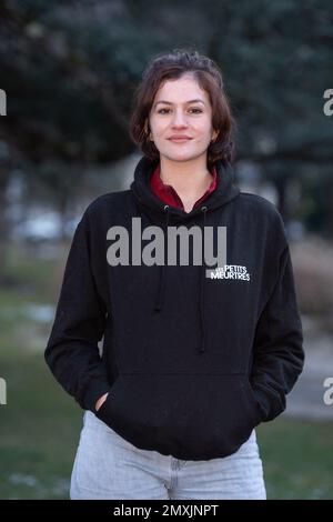 Chloe Chaudoye attending a Photocall during the 25th Luchon TV Festival (Festival TV de Luchon) in Luchon, France on February 03, 2023. Photo by Aurore Marechal/ABACAPRESS.COM Credit: Abaca Press/Alamy Live News Stock Photo