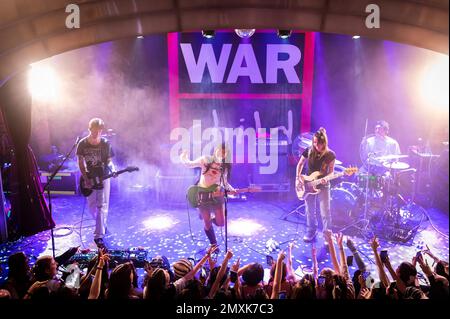 London, UK, Friday, 3rd February 2023 Beabadoobee (Beatrice Kristi Ilejay Laus) performs on stage as part of the War Child, Brit Awards week gigs at Lafayette, Kings Cross. Credit: DavidJensen / Empics Entertainment / Alamy Live News Stock Photo