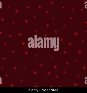 Starry background. Stars sparsely scattered on dark red background. Appealing glowing space cover. Vibrant vector illustration. Stock Vector
