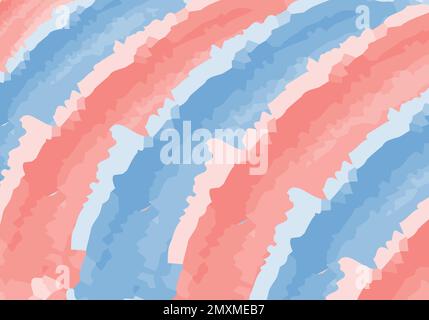 Blue and Orange Brush Paint Hand drawn Stroke Background Wallpaper Design Illustration Stock Photo