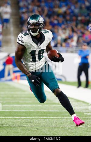 FILE - In this Oct. 30, 2016, file photo, Philadelphia Eagles wide receiver  Dorial Green-Beckham warms up before an NFL football game against the  Dallas Cowboys in Arlington, Texas. Police say the