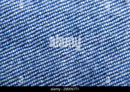 blue denim macro photo as background Stock Photo