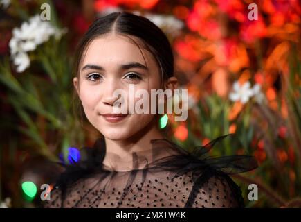 Actress Rowan Blanchard poses at the 14th Annual Teen Vogue Young