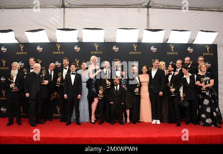 Cast & Crew of 'Game of Thrones': 2018 Emmy Awards Winners Backstage  Interview