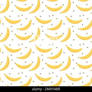 seamless pattern with bananas design illustration eps Stock Vector