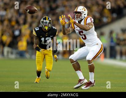 Iowa State wide receiver Greg Gaines III (0) during an NCAA college  football game, Saturday, Sept. 17, 2022, in Ames, Iowa. (AP Photo/Justin  Hayworth Stock Photo - Alamy