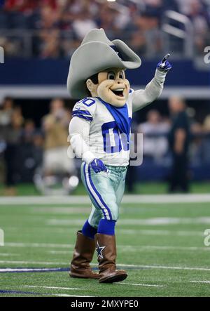 Nov. 6, 2011 - Arlington, Texas, United States of America - Dallas Cowboy's  mascot Rowdy during pre game action as the Seattle Seahawks face-off  against the Dallas Cowboys at Cowboys Stadium in