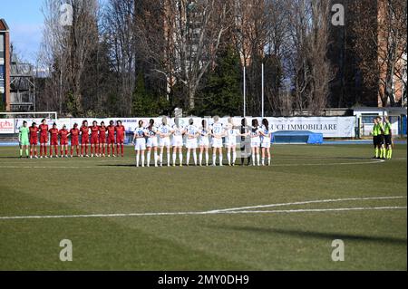 Como, Italy. 4th Feb 2023. Match ball during the Italian Serie B football  match between Calcio Como and Frosinone Calcio on 4 of February 2023 at  stadio Giuseppe Senigallia in Como, Italy.