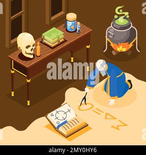old alchemist vector Stock Vector Image & Art - Alamy