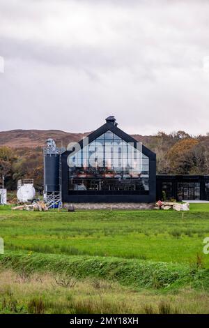 ARDARA, COUNTY DONEGAL , IRELAND - NOVEMBER 8 2022 : Ardara distillery is producing at the Wild Atlantic Way. Stock Photo