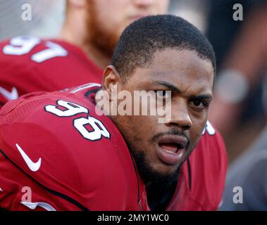 Arizona Cardinals defensive tackle Corey Peters (98) during the second half  of an NFL football game against the Indianapolis Colts, Saturday, Dec. 25,  2021, in Glendale, Ariz. (AP Photo/Rick Scuteri Stock Photo - Alamy