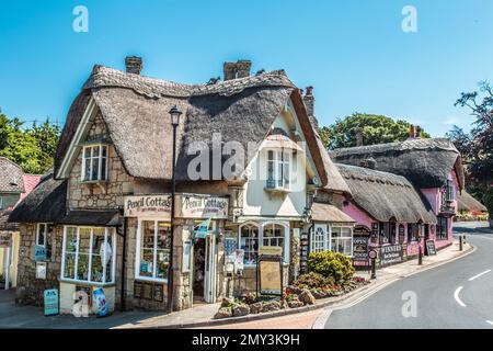 Shanklin is a traditional seaside town located on the south-east coast of the Isle of Wight. Young or old Shanklin has plenty to offer, with long sand Stock Photo