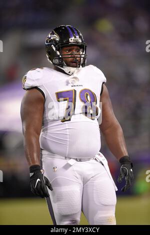 Baltimore Ravens defensive tackle Michael Pierce (58) during the