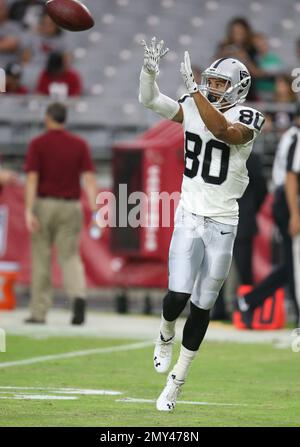 Oakland Raiders wide receiver Amari Cooper (89) during an NFL preseason  football game against the Arizona Cardinals, Friday, Aug. 12, 2016, in  Glendale, Ariz. (AP Photo/Rick Scuteri Stock Photo - Alamy