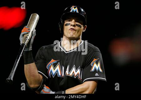 Cincinnati Reds' Derek Dietrich reacts in a baseball game against the  Houston Astros, Wednesday, June 19, 2019, in Cincinnati. The Reds won 3-2.  (AP Photo/Aaron Doster Stock Photo - Alamy