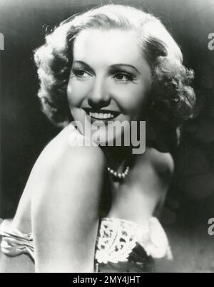 American Broadway and film actress Jean Arthur, USA 1920s Stock Photo