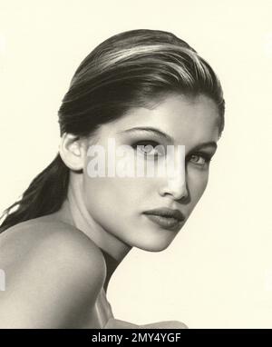 French actress and model Laetitia Casta takes part in a fashion