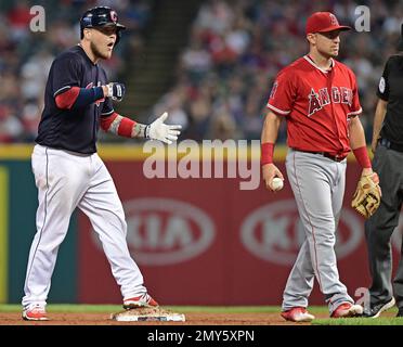 Roberto Perez & Cody Allen 2016 Cleveland Indians Celebrate 