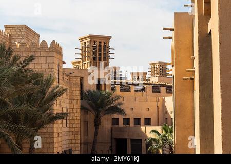 Building in traditional Arabic style Stock Photo