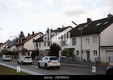 Munich, Germany. 04th Feb, 2023. Residential property seen on February 4, 2023 in Munich, Germany. (Photo by Alexander Pohl/Sipa USA) Credit: Sipa USA/Alamy Live News Stock Photo