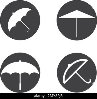 umbrella logo vector template Stock Vector Image & Art - Alamy