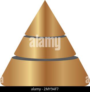 Pyramid Logo Template vector ilustration Stock Vector