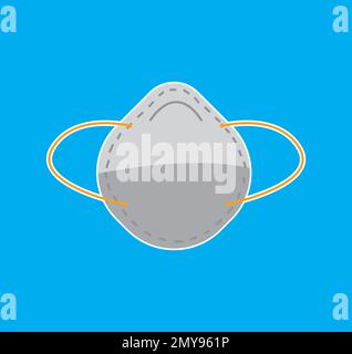 mask logo vector design ilustrator Stock Vector