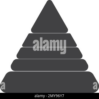 Pyramid Logo Template vector ilustration Stock Vector